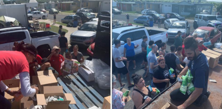 Puerto Rico earthquake volunteers